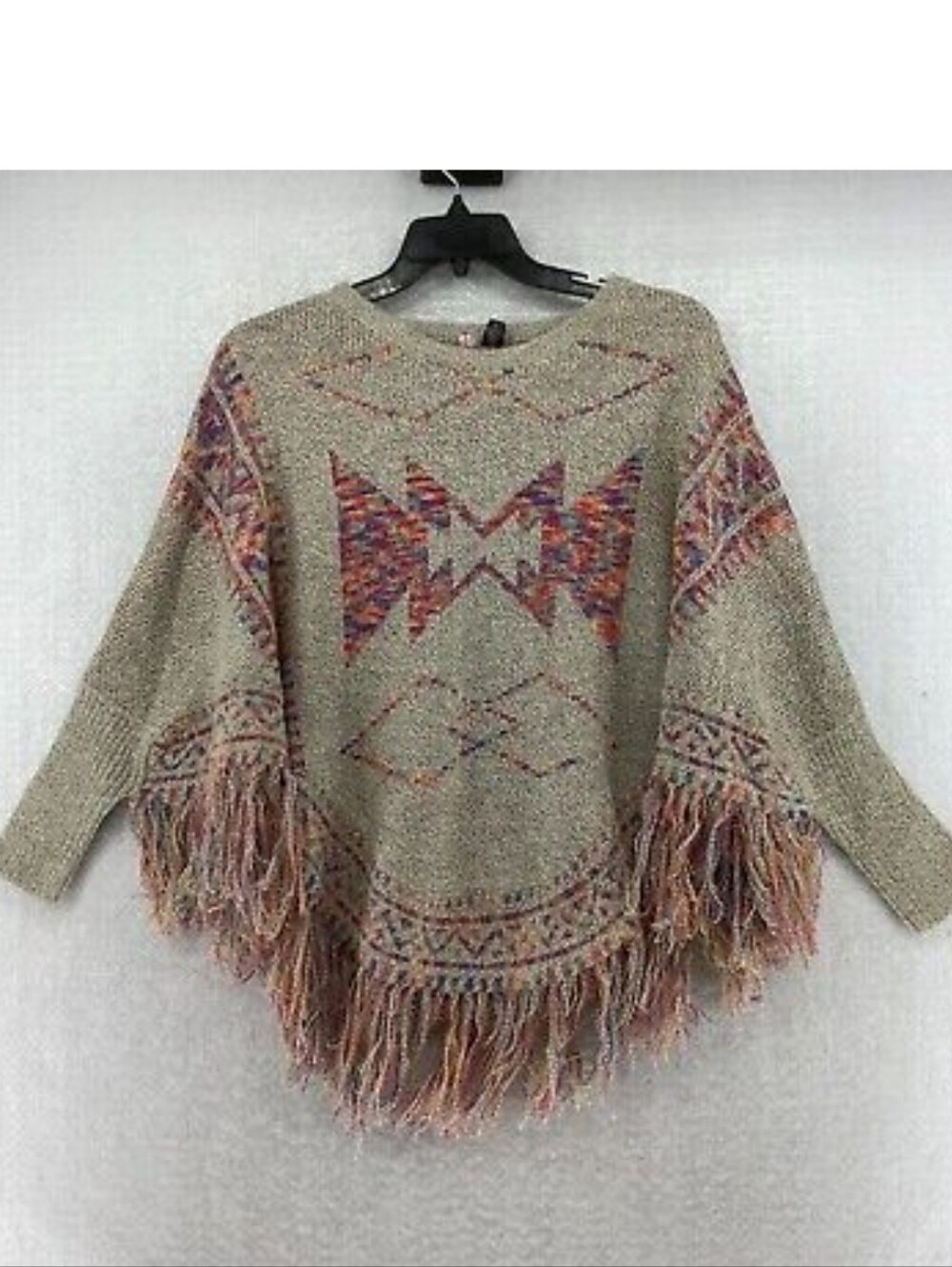 Poncho Style Top In Great Condition